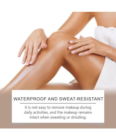  NicVey Full-coverage leg makeup cream waterproof full-coverage concealer for the body corrector for bruises scars and veins coverage of - Buy Online on GoSupps.com