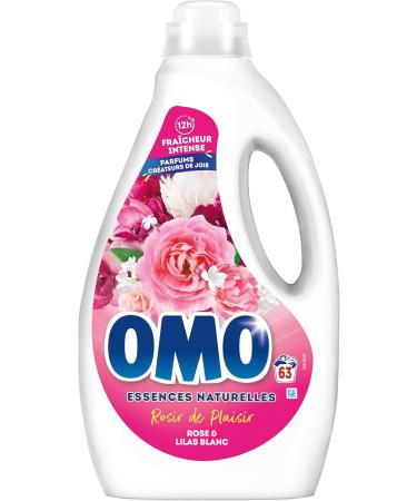 Omo Liquid Laundry Detergent Pink Lilac White 2.646L - 63 Washes - Buy Online on GoSupps.com