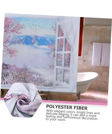 HOMSFOU 2pcs Japanese Cherry Blossom Tapestry Large Carpet Flower Sticker Sofa Cover Flower Wall Decor Flowers Christmas Decor Japanese-style Wall Tapestry Polyester (polyester) 200x150cmx2pcs As Shownx2pcs - Buy Online on GoSupps.com