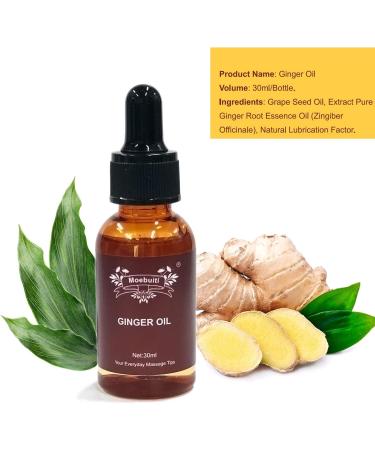 Massage Oil Lymphatic Drainage Ginger Oil Ginger Massage Oils Belly Drainage Ginger Oil Ginger Essential Oils for Massage Lymphatic Drainage Aromatherapy Ginger 30 ml (Pack of 3) - Buy Online on GoSupps.com