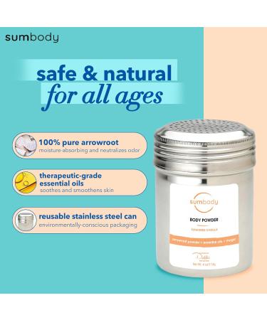 Body Powder for Women & Men Sunkissed Vanilla - (4oz) Talc & Cornstarch Free Arrowroot Powder Organic for Skin Sweat Absorbing Powder Body Deodorant Dusting Powder Baby Powder Travel Size - Buy Online on GoSupps.com