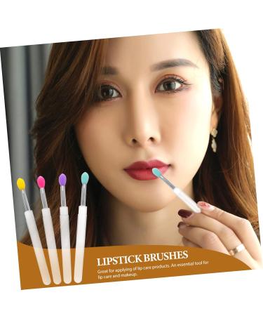 16 Pcs Portable Lipstick Brush Set - Silicone Lip & Eye Makeup Tools for Flawless Application - Buy Online on GoSupps.com