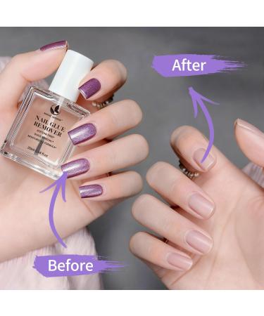 MAGIC ARMOR Dissolvant de colle ongles 20 ml pour l'application du pinceau Dissolvant de colle sans ac tone pour colle ongles et faux ongles D collage rapide et doux des ongles adh sifs et - Buy Online on GoSupps.com