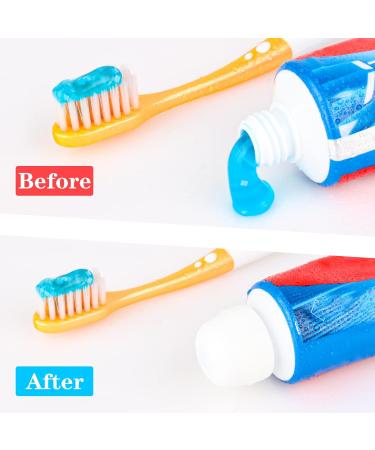 Fowecelt Self Closing Toothpaste Squeezer Dispenser - 6 Pack (White) - For Kids and Adults - Buy Online on GoSupps.com