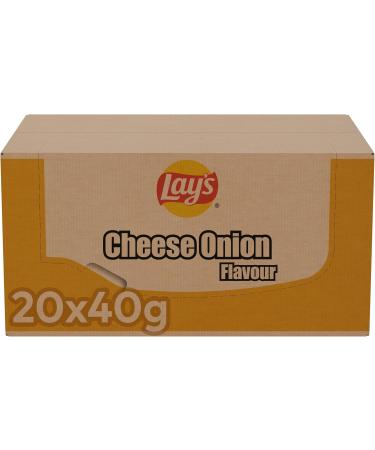 Lay's - Cheese Onion - 20 x 40gr - Buy Online on GoSupps.com