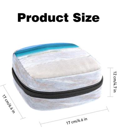 GIAPB Period Bag - Sanitary Napkin Storage Pouch in Beach Landscape Color5261 - Buy Online on GoSupps.com