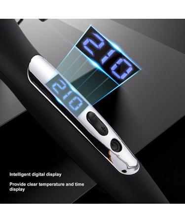 Adjustable 5 Barrel Curling Iron Wand 15 Temperature Gears Digital Display ABS and Aluminum Construction for Long Lasting Wavy Hairstyles - Buy Online on GoSupps.com