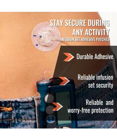 Universal Adhesive Patches for CGM & Insulin Pumps | Waterproof Clear Skin-Friendly | 40 Pack - Lasts 10-14 Days - Buy Online on GoSupps.com