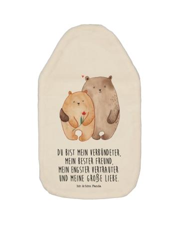 Mr. & Mrs. Panda Warm bottle Bear Love - Gift Warfi Pushion anniversary in love children's heat bottle grain pillow flower partner hug white