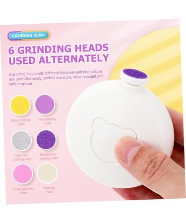 Vaguelly 1 Set Nail Grinder Electric Nail Trimmer Safe Nail Polishing Accessory Electric Nail Sharpener Pedicure Tool Safe Adults Nail Nail Trimming Tool Nail Trimmer 7X7X3CM White - Buy Online on GoSupps.com