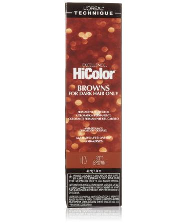 L'Oreal Paris Excellence HiColor Haircolor  Soft Brown  1.74 Ounce