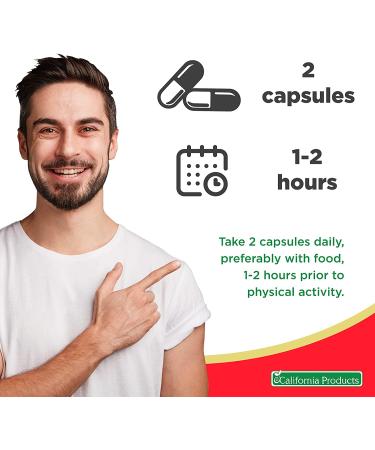 Horny Goat Weed Herbal Extracts for Men and Women - Energy Support with Maca Root, Tribulus Terrestris, Saw Palmetto - Buy Online on GoSupps.com