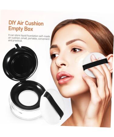 Housoutil Lip Balm Containers Cosmetics Travel Cosmetic Containers Travel Powder Containers Loose Powder Containers Powder Puff Skincare Travel Containers Empty Box Filling Plastic - Buy Online on GoSupps.com