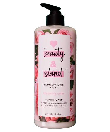 Love Beauty and Planet Conditioner Blooming Color Murumuru Butter & Rose 22 FL OZ
