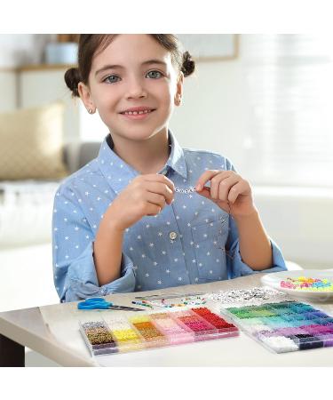 34560pcs Glass Seed Beads 2mm Bracelet Making Kit with Alphabet Letter Beads - DIY Jewelry Supplies - Buy Online on GoSupps.com