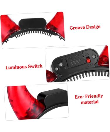 Abaodam 1pc Demon Horn Headband Animal Head Bands Red Horn Headband Halloween Headband for Women Glowing Devil Headpiece Interesting Costume Headdress Prop Luminous Hairband Party Hairband - Buy Online on GoSupps.com