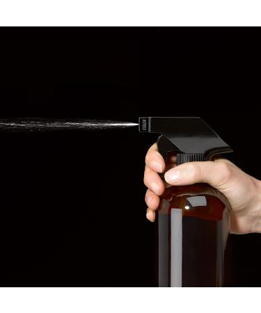 Elliott 480ml Brown Glass Spray Bottle - Eco-Friendly Recycled Glass with Locking Trigger Spray Mechanism for International Shipping - Buy Online on GoSupps.com