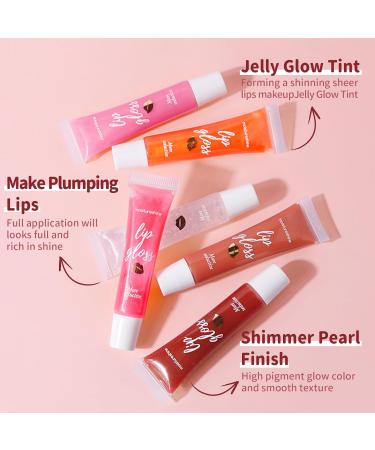 Buy KYDA Hydrating Jelly Lip Gloss | Moisturizing Pearl Tinted & Shimmer Lip Plumping Gloss - Shop Courage #05 Internationally - Buy Online on GoSupps.com