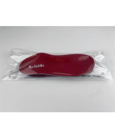 Plantar Fasciitis Arch Support Insoles | Orthotic Inserts for Flat Feet & Foot Pain | Men & Women | Red UK-12-305mm - Buy Online on GoSupps.com