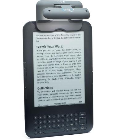 Kandle by Ozeri II Book Light -- LED Reading Light Designed for Books and eReaders. Gray - Buy Online on GoSupps.com