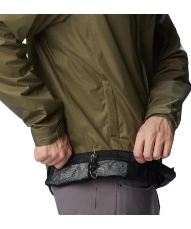 Columbia Watertight II Rain Jacket for Men - M Stone Green | Waterproof & Lightweight - Shop Now! - Buy Online on GoSupps.com