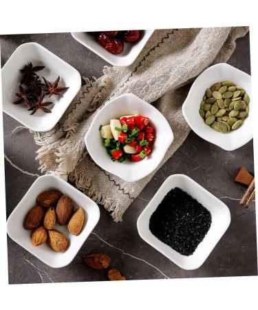 Zerodeko 8pcs Ceramic Dipping Sauce Bowl Seasoning Dish Small Dish for Dipping Sauce Dipping Bowls Soy Sauce Bowls Ceramic Sauce Bowl Ketchup Dish Salsa Bowls Ceramics White Soy Sauce Dish - Buy Online on GoSupps.com