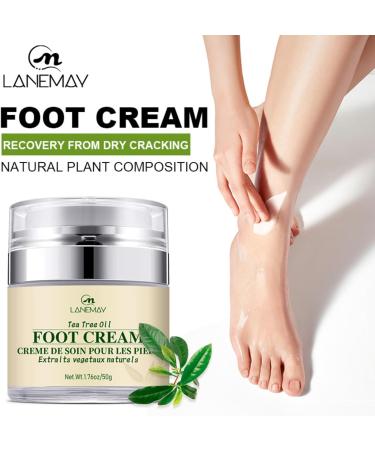 Tea Tree Oil Foot Moisturizer Moisturizing Repair Cream for Thick Cracked Rough Dead and Dry Skin Moisturizes Cracked Heel Repair  - Buy Online on GoSupps.com