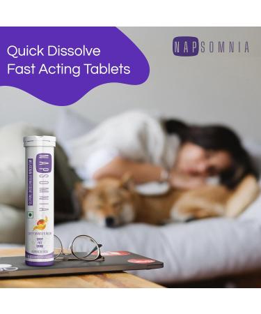 Melatonin Effervescent Tablets (Sweet Mango, 30 Count) Dissolvable Melatonin Capsules w/ L-Theanine, Chamomile, & More - Sleep Aid Supplement for Adults - Vegan, Non GMO Melatonin Supplement Mango 15 Count (Pack of 2) - Buy Online on GoSupps.com