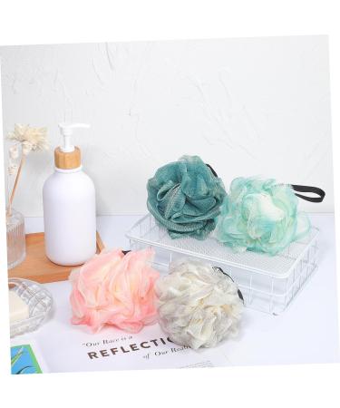 Beaupretty 4pcs Colorful Bath Balls & Loofahs - Exfoliating Shower Puffs & Body Wash Sponge for Travel - Ideal Bathing Accessories - Buy Online on GoSupps.com