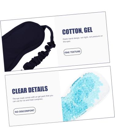 FRCOLOR 1 Set Gel Eye Mask Sleeping Mask Cotton Eye Mask Cold Eye Pads Reusable Eye Mask for Puffy Eyes Sleeping Eye Cover Detachable Eye Cover Sensing Temperature Facial Mask Goggles As Shown 17X9X1CM - Buy Online on GoSupps.com