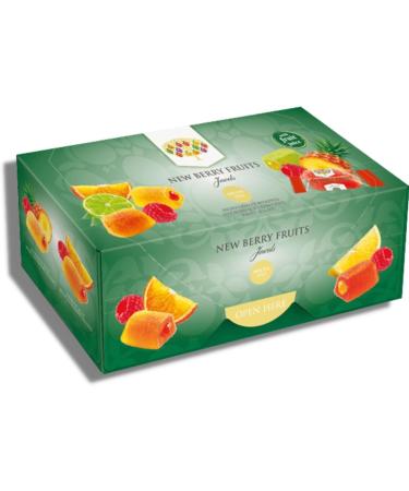 Jelly Fruits Bundle of 2 Newberry Fruits Jewels 300g (New Berry Fruits with Liquid Centre) bundled by The Great British Kitchen - Buy Online on GoSupps.com