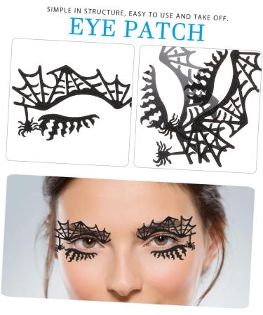 FRCOLOR 4 Pairs Eye Shadow Stickers False Eyelashes Black Sticker Eye Stickers Makeup 3D Fake Eyelashes Scary Eye Sticker Eyeshadow Decal Child Party Bag Emptiness Paper - Buy Online on GoSupps.com