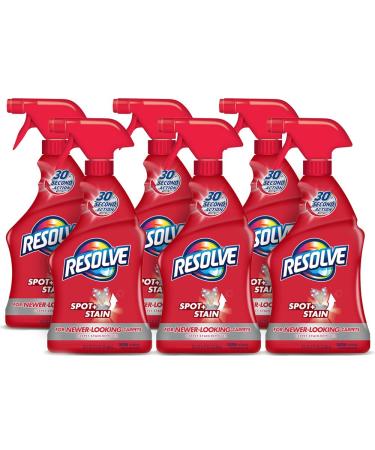 Resolve Triple Oxi Advanced Carpet Cleaner and Stain Remover 6 Count 132 Fl Oz (Pack of 1)