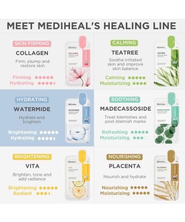 Mediheal Lot de 4 masques hydratants apaisants et apaisants - Buy Online on GoSupps.com