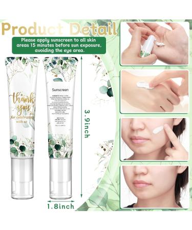 24 Set Travel Size Sunscreen Wedding Favor - Mini SPF 30 Lotion in Organza Bags | Perfect for Bridal Showers & Celebrations - Buy Online on GoSupps.com