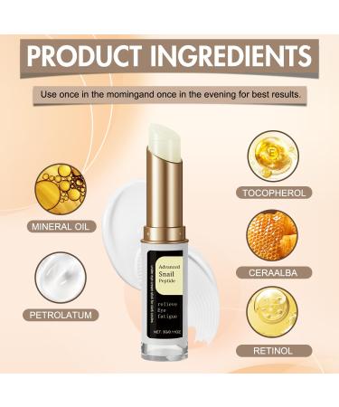 2PCS Turmeric Eye Balm Stick for Under Eyes Bags 2025 New Turmeric Cream Erases Eye Bags Within Minutes Moisturizing Under Eye Balm for Travel Care Serum for Women - Buy Online on GoSupps.com