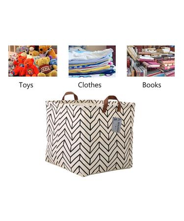 Geometric Square Storage Basket Organizer - Ideal for Toys, Books, Clothes, Home Office, Nursery, and Dorm Shelves - Gift Baskets for Pets and Gifts - Buy Online on GoSupps.com