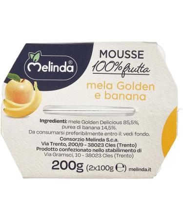  Italian Gourmet E.R. Melinda Golden Apple and Banana Mousse - 100% Natural Fruit Puree - Golden Apple Banana Mousse (2 x 100 g) + Tomato Pulp Italian Gourmet Tomato Pulp 400 g Box - Buy Online on GoSupps.com