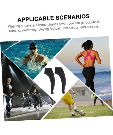 Buy Housoutil 10-Pair Silicone Sunglasses Holders & Glasses Protection Kit | Anti-Glare Ear Hooks for Optimal Eye Wear Support - Buy Online on GoSupps.com