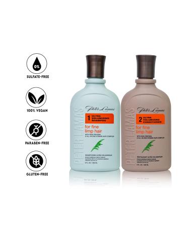 Peter Lamas Ultra Volumizing Conditioner - Vegan Paraben & Sulfate-Free | Softens Fine Hair with Rice Water & B-Vitamins - Shop Internationally - Buy Online on GoSupps.com