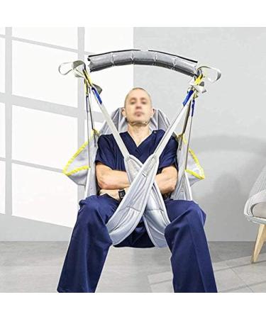 Large U Sling Full Body Patient Lift Sling with Mesh Medical Lift Equipment with Commode Cutout Four Point Support Tranfer Sling for Elderly and Disabled bonny369 - Buy Online on GoSupps.com
