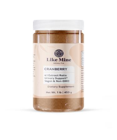 Like Mine Cranberry Extract Powder (1 lb) Vegan & Non-GMO 4:1 Extract Ratio 16 Ounce (Pack of 1)