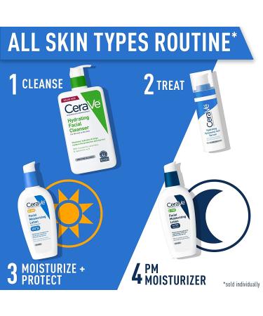 CeraVe AM Facial Moisturizing Lotion SPF 30 | Hydrating, Lightweight & Sun Protection - 3 fl oz - Buy Online on GoSupps.com