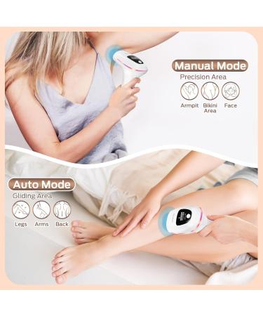 IPL Hair Removal Device - 999 900 Light Impulses for Men & Women | Permanent & Painless Laser Hair Removal for Face Body Armpits & Legs - Buy Online on GoSupps.com
