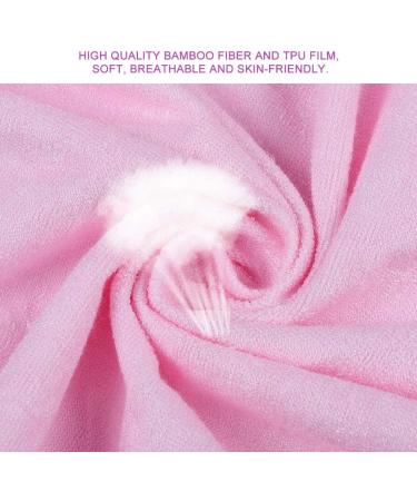 Adult Bib Reusable Waterproof Bibs For Adults Food Protectors Clothing Protector (31 * 42-Light pink) - Buy Online on GoSupps.com