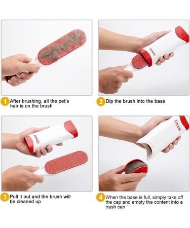 Grandma's Lint Brush - Self-Cleaning Double-Sided Pet Fur & Lint Remover for Furniture & Carpets - Perfect for Pet Owners - Buy Online on GoSupps.com