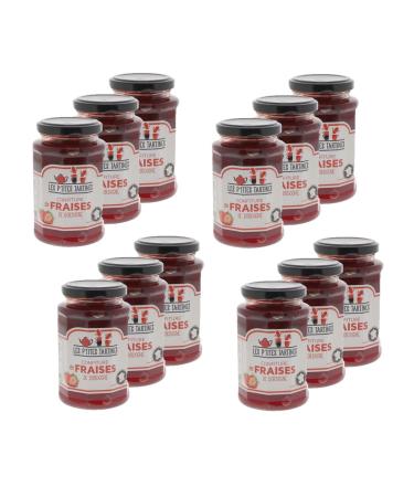 Les p'tites Tartines Lot of 12 Dordogne Strawberry Jam - 315g jar