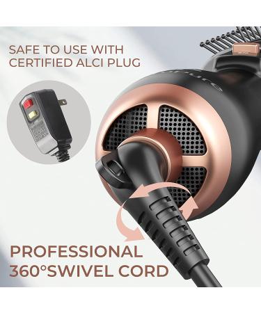 MiroPure Hot Air Brush: 4-in-1 One-Step Hair Dryer & Volumizer for Women | Upgraded Version with Leakage Protector and Round Design - Buy Online on GoSupps.com