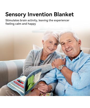 Nestel Blanket for Dementia - Sensory Comfort for Seniors | Alzheimers & Dementia Care Aids - Buy Online on GoSupps.com
