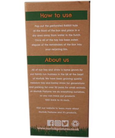 Norfolk Pastures Five a Day Herbs & Hay 5 x 500g For Rabbits & Small Animals A Blend of Naturally Sun-Dried Dust Extracted Hay Mixed with Five Naturally Beneficial Herbs - Buy Online on GoSupps.com